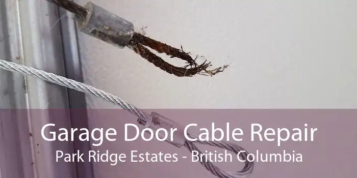 Garage Door Cable Repair Park Ridge Estates - British Columbia