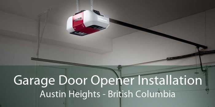 Garage Door Opener Installation Austin Heights - British Columbia