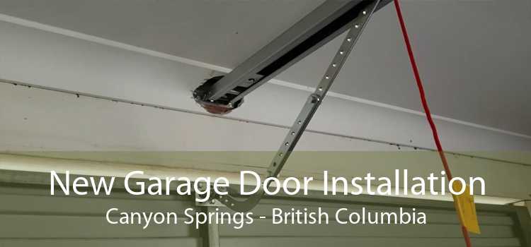 New Garage Door Installation Canyon Springs - British Columbia