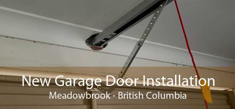 New Garage Door Installation Meadowbrook - British Columbia
