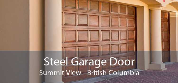 Steel Garage Door Summit View - British Columbia