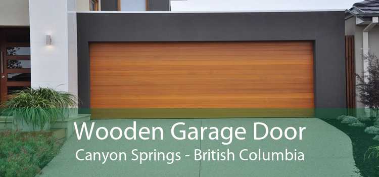 Wooden Garage Door Canyon Springs - British Columbia