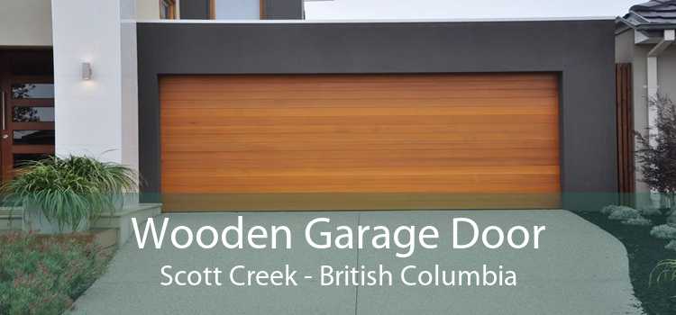 Wooden Garage Door Scott Creek - British Columbia