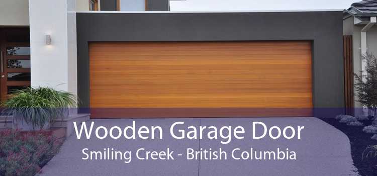 Wooden Garage Door Smiling Creek - British Columbia