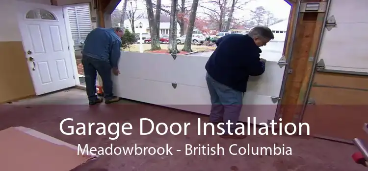 Garage Door Installation Meadowbrook - British Columbia