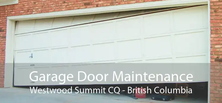 Garage Door Maintenance Westwood Summit CQ - British Columbia