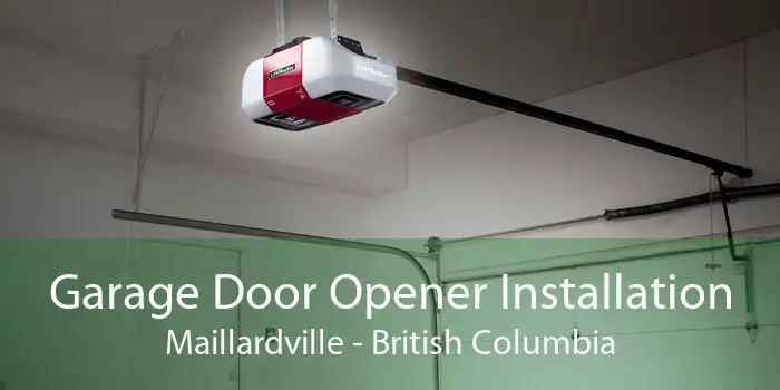 Garage Door Opener Installation Maillardville - British Columbia