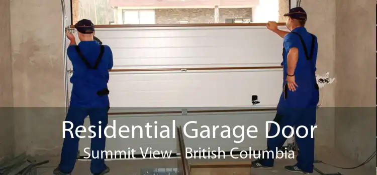 Residential Garage Door Summit View - British Columbia