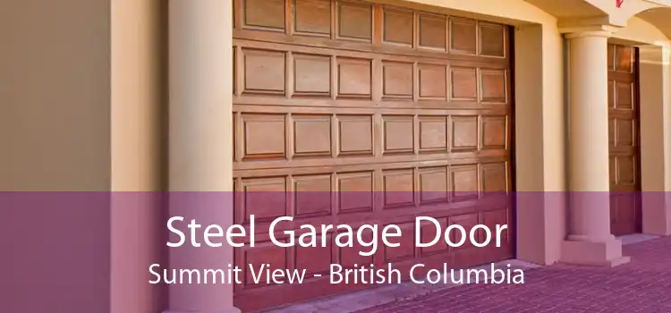 Steel Garage Door Summit View - British Columbia