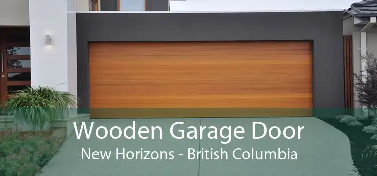 Wooden Garage Door New Horizons - British Columbia