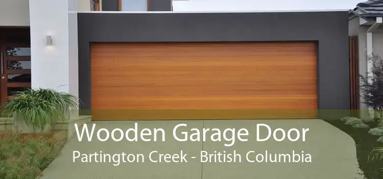 Wooden Garage Door Partington Creek - British Columbia